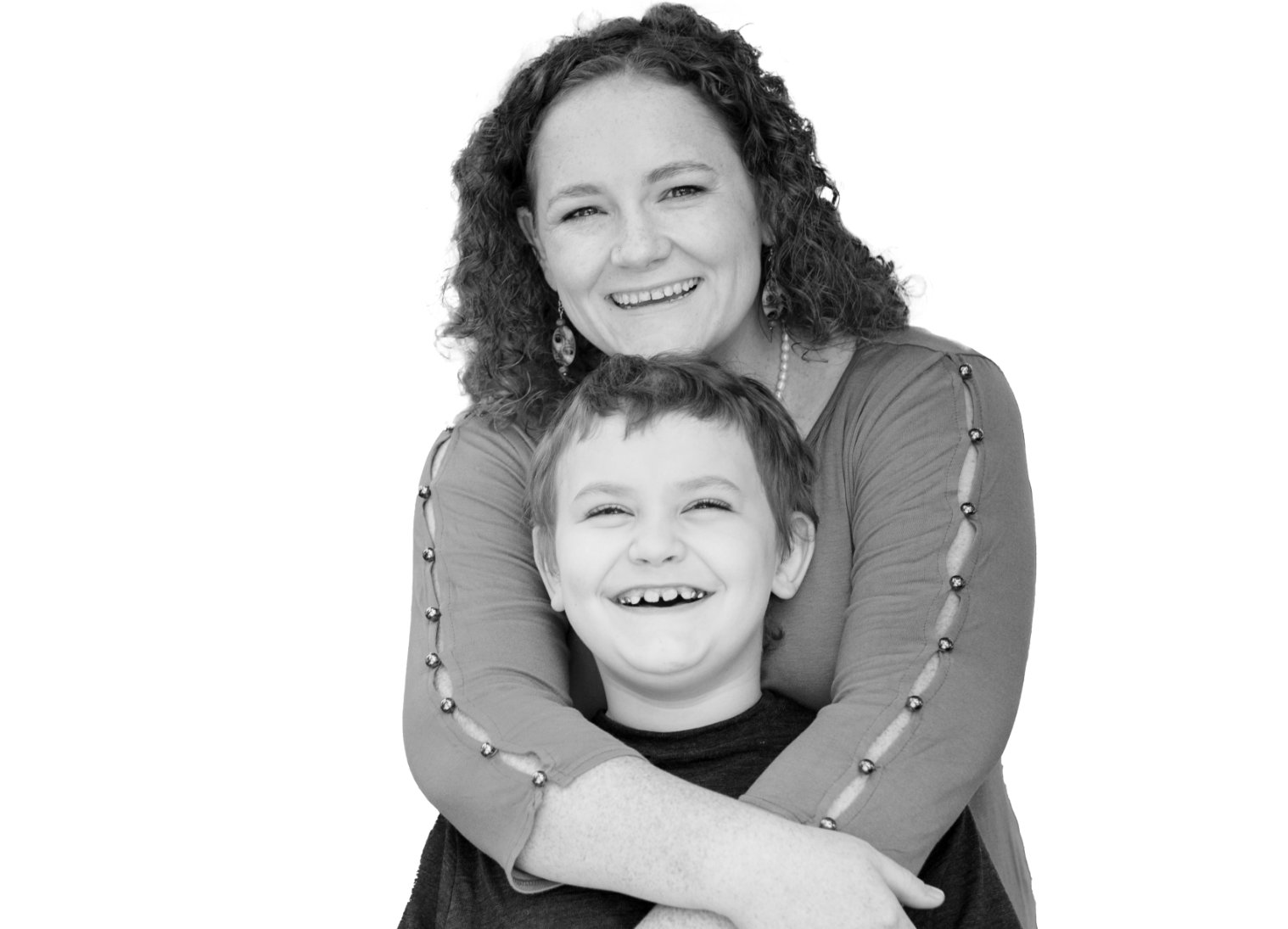 mother holding son with autosomal dominant hypocalcemia type 1