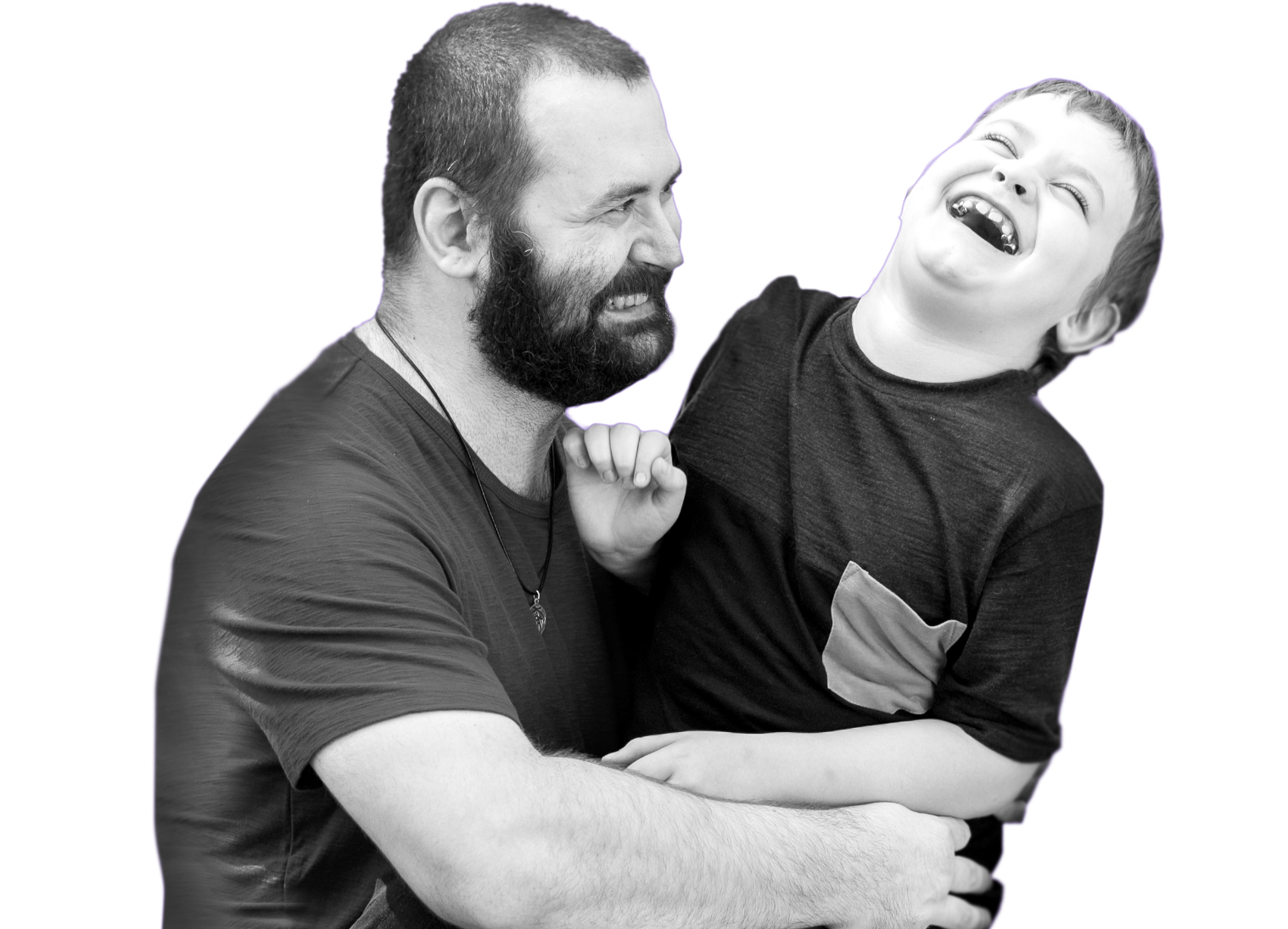 father holding son with autosomal dominant hypocalcemia type 1